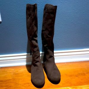 Sale! 20% off Knee High Brown Lace Up Boots